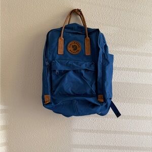 Fjallraven Blue and Brown Backpack